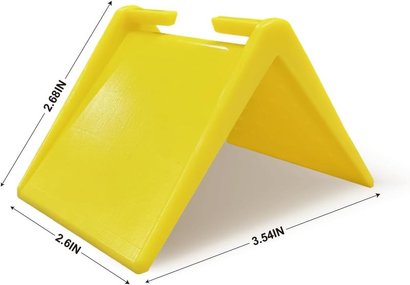 ELIFTING 20-Pack 2 x 2 Inch V-Shaped Corner & Edge Protectors – Heavy Duty Industrial Tie Down Strap Protectors for 1" to 2" Straps, Crack-Resistant Cargo, Flatbed, Pallets & Moving – Yellow - Image 2